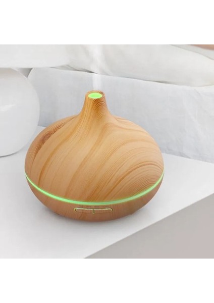 7 LED Işıklı Aromatik Oda Kokusu Hava Nemlendirici 550 ml Kahve Aroma Difüzörü