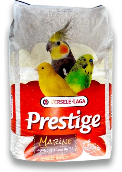 Versele Laga Prestige Marine (1 kg Poşette) Kuş Kumu. Resim çuvalına aitdir