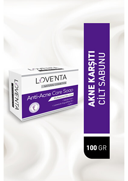 Anti - Acne Care Soap - Lavanta Yağlı Akne Karşıtı Bakım Sabunu