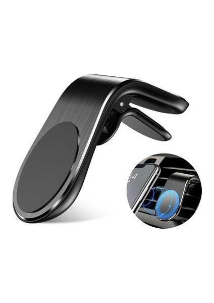 Mıknatıslı Siyah Araç Içi Telefon Tutucu