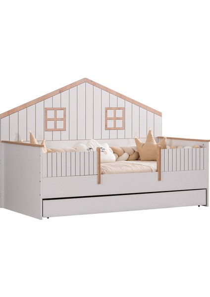 Montessori Karyola, Brüksel Yavrulu Montessori Yatak + 1 Adet Comfort Yatak