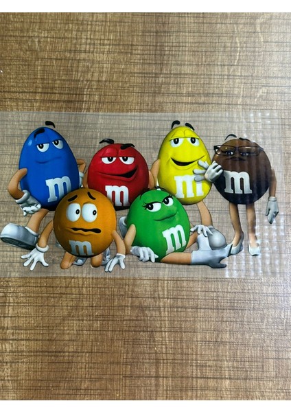 11X19 cm Ütü Ile Yapışan Çikolatalı Suratlar Transfer Baskı Arma