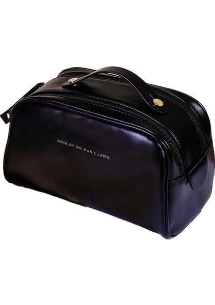 Çift Fermuarlı Cilt Bakım Ürünü Taşınabilir Saklama Çantası (Yurt Dışından)