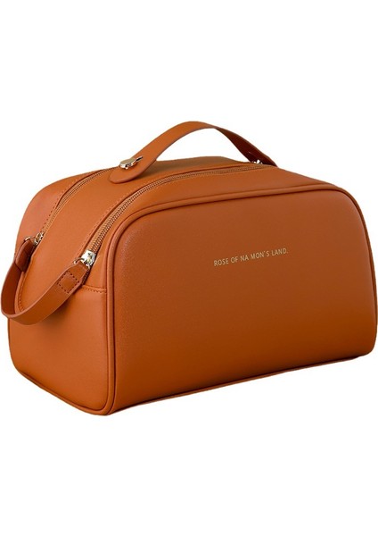 Çift Fermuarlı Cilt Bakım Ürünü Taşınabilir Saklama Çantası (Yurt Dışından)