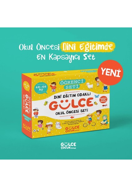 Dini Eğitim Odaklı Gülce Okul Öncesi Seti (Öğrenci Seti)