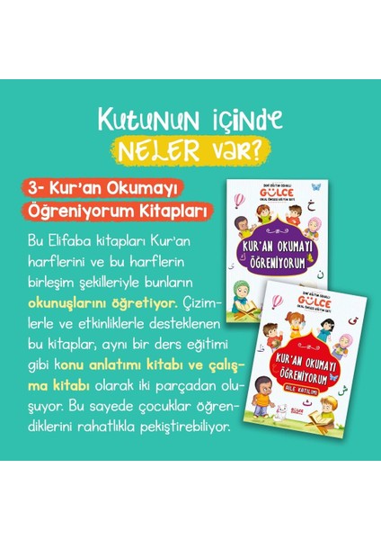 Dini Eğitim Odaklı Gülce Okul Öncesi Seti (Öğrenci Seti)