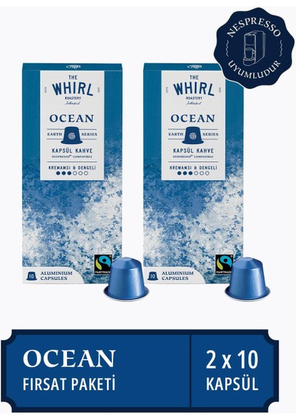 The Whirl Ocean Future Friendly Kapsül 55 gr x 2 Adet