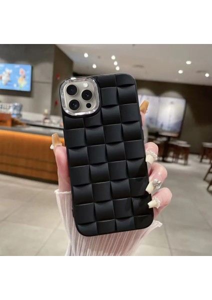 iPhone 15 Pro Kılıf Roof 3D Örgü Desen Silikon Kapak fırsatları