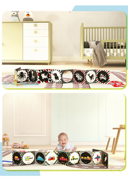 Tummy Time Bebek Aynası ve Katlanabilir Kitap