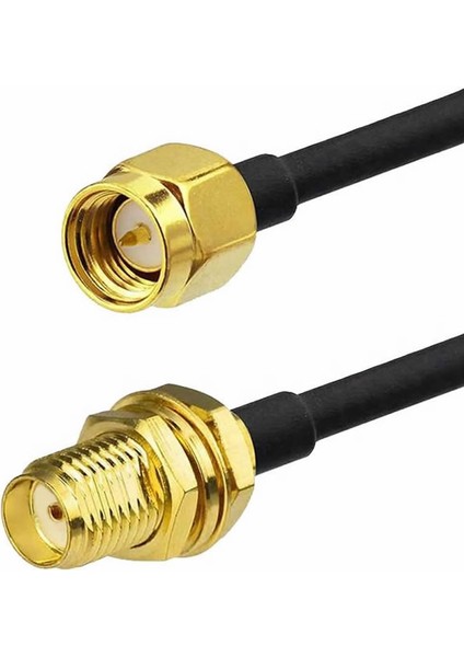 Rg174 Sma Erkek Dişi 5M Kabl0 50 Ohm Altın Kaplama Rf Uzatma Wifi 3G Koaksiyel Kablo