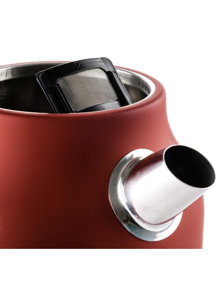 Elektrikli Su Isıtıcısı - Retro Series Electric Kettle Kırmızı modelleri
