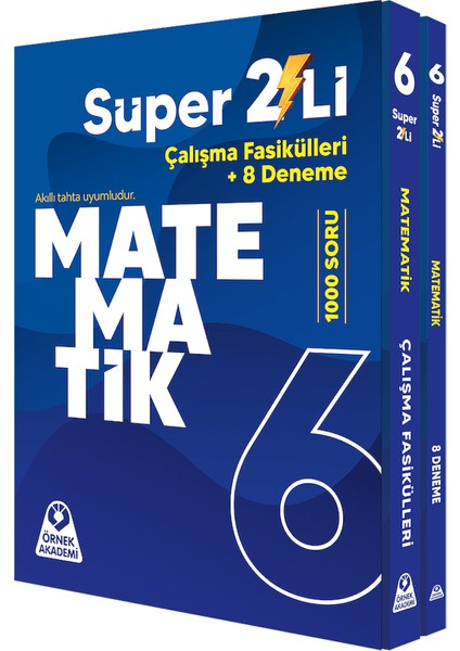 Örnek Akademi Yayınları 6. Sınıf Süper 2'li Matematik Seti