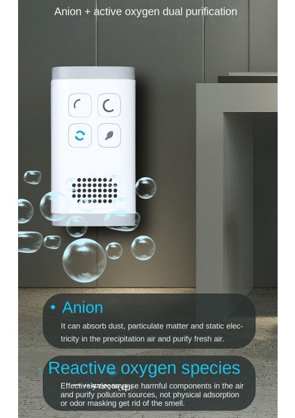 Mini Hava Temizleme Cihazı Ozon Jeneratörü Arıtma Ev Banyo Tuvalet Koku Giderici Pet Koku Giderici Hava Ionizer Abd Plug (Yurt Dışından)