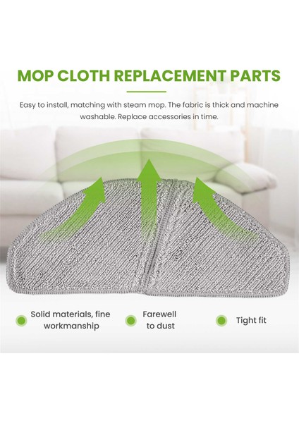 Midea S8+ M7 Pro Robotik Süpürge Için Temizlenebilir Mikrofiber Paspas Bezleri Yedek Parçalar (Yurt Dışından)