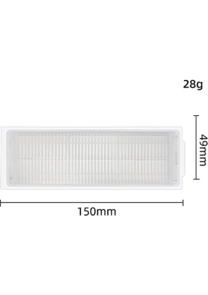 Yedek Hepa Filtre Xiaomi Mi Robot Vakum Paspas 2 Pro MJST1S/2 Lite Mjstl Filtreler Aksesuarları Yedek Parçalar (Yurt Dışından)