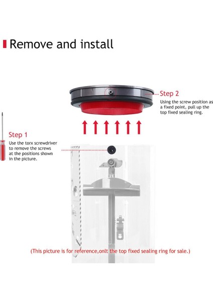 Dyson V10 SV12 Elektrikli Süpürge Toz Kutusu Üst Sabit Sızdırmazlık Halkası Yedek Eki Yedek Parça Aksesuarları (Yurt Dışından)