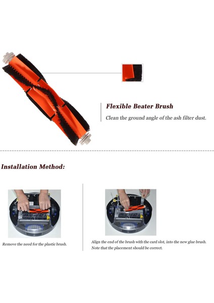 9-Pack Filtre Hepa Yan Fırça Ana Fırça Xiaomi Roborock Mı S50 S51 S55 S5 Xiaowa Elektrikli Süpürge Yedek Parça Aksesuarları (Yurt Dışından) indirimleri