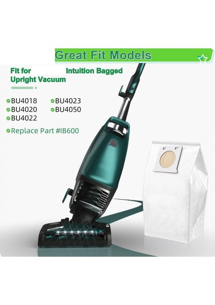IB600 Yedek Toz Torbası Kenmore IB600 BU4022 BU4050 BU4023 Elektrikli Süpürge Aksesuarları Vakum Torbası (Yurt Dışından)