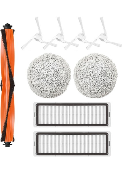 Paspas Ana Yan Fırça Filtresi Xiaomi STYTJ06ZHM Aksesuarları Mijia Pro Kendi Kendini Temizleyen Robotlu Süpürge Parçaları (Yurt Dışından)