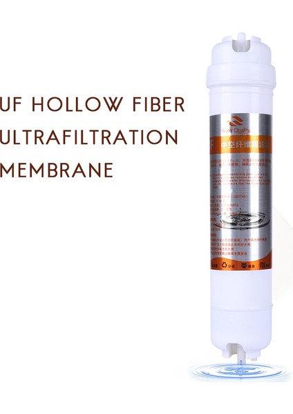 8 Inç 1/4 Inç Su Arıtma Filtresi Hızlı Bağlantı Filtre Elemanları Uf Ultrafiltrasyon Membran Entegre Filtre Elemanları (Yurt Dışından)
