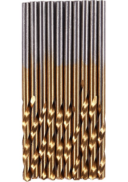 50 Adet 1/1.5/2.0/2.5/3mm Titanyum Kaplamalı Hss Matkap Ucu Seti (Yurt Dışından)