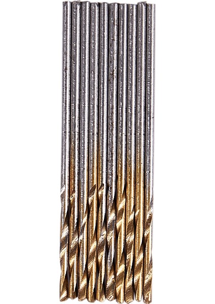 50 Adet 1/1.5/2.0/2.5/3mm Titanyum Kaplamalı Hss Matkap Ucu Seti (Yurt Dışından)
