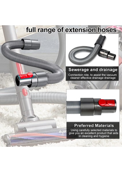 Dyson V7 V8 V10 V11 V15 Elektrikli Süpürge Için Aksesuarlar, Dyson Hortum Aralık Başlığı Adaptörleri Için Elektrikli Süpürge Eki (Yurt Dışından)