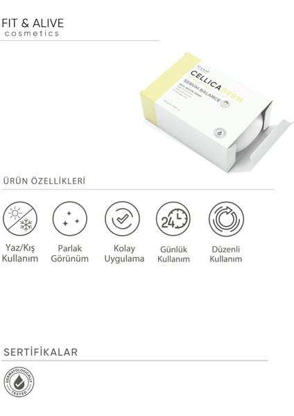 Cellicaderm Yumurta Akı Sabun - & Sebum Dengeliyici Etkili