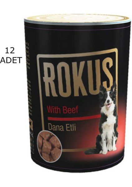 Dana Etli Köpek Konserve Maması 410 gr 12'li