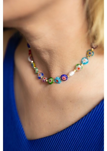 Ateliernu Jewelry Murano Choker Kolye