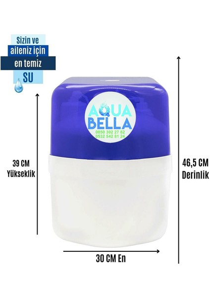 Aqua Bella Matrix Plus 10 Aşamalı Su Arıtma Cihazı Arıtmalı 3 Yollu Bataryalı