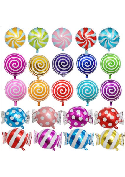 Şeker Balonları Çocuklar Candy Crush Parti Dekoru (Yurt Dışından)