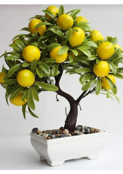 Rüzgar Yapay Çiçekçilik Limon Ağacı