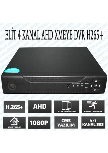 4 Kanal Ahd Dvr 1080N Xmeye Hibrit Kayıt Cihazı