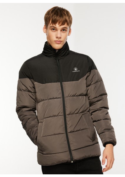 Koyu Gri Erkek Dik Yaka Kaban A10139857308010_3W ml Adalbert-Cb C fiyatları