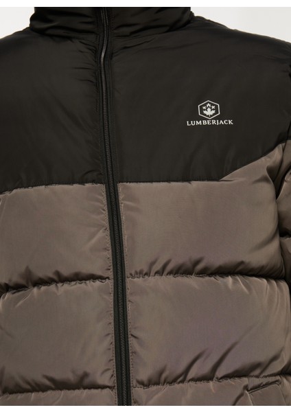 Koyu Gri Erkek Dik Yaka Kaban A10139857308010_3W ml Adalbert-Cb C fırsatları