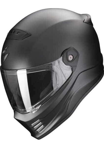 Covert Fx Kapalı Motosiklet Kaskı Mat Siyah