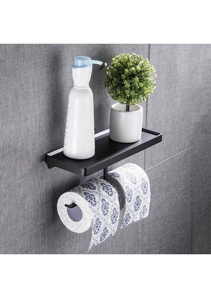 Tuvalet Rulo Tutucu Raf Doku Tutucu Dağıtıcı Banyo Için Banyo Duş Raf Mutfak Için | Kağıt Tutucular (Yurt Dışından)