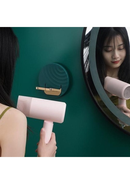 Minimalist Işık Lüks Saç Kurutma Makinesi Depolama Raf Katlanır Punch-Ücretsiz Saç Kurutma Makinesi Depolama Raf Banyo Tuvalet Saç Kurutma Makinesi Raf (Yurt Dışından)