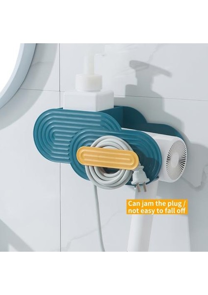 Eller Serbest Saç Kurutma Makinesi Tutucu Saklama Kutusu Curling Demir Raf Banyo Organizatör Depolama Raf Banyo Aksesuarları Seti Home | Banyo Rafları (Yurt Dışından)