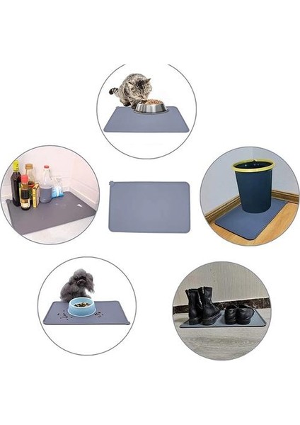 Pet Gıda Mat Pet Placemat Su Geçirmez Yavru Yavru Yavru Besleme Mat Zemin Için Yiyecek ve Su Taşması Önlemek Büyük Yıkanabilir Nontoksik | Evler, Kennels & Amp;kalemler (Yurt Dışından)