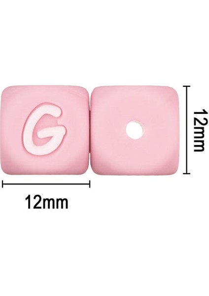 100 Adet 12MM Silikon Boncuk Ingilizce Alfabe Dıy Kişiselleştirilmiş Molar Oyuncak Bpa Ücretsiz Bebek Diş Kaşıyıcı Emzik Zincir Aksesuarları | Bebek Dişçileri (Yurt Dışından) fiyatları