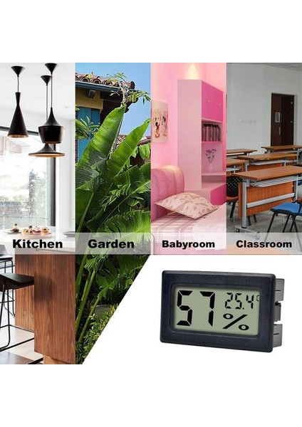 Mini Termometre Dijital Puro Higrometre Neme Kutusu Cep Nem Ölçer Ölçer Aksesuarları Için (Yurt Dışından) modelleri