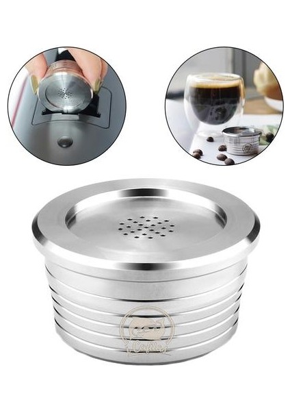 20 ml Yeniden Kullanılabilir Paslanmaz Çelik Kahve Fincanı Filtre Pod Delta Q Makinesi Için Seti | Kahve Filtreleri (Yurt Dışından)