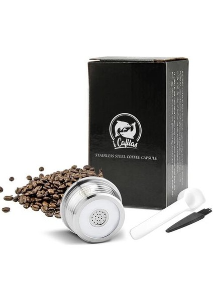 20 ml Yeniden Kullanılabilir Paslanmaz Çelik Kahve Fincanı Filtre Pod Delta Q Makinesi Için Seti | Kahve Filtreleri (Yurt Dışından)