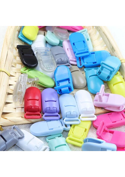 10 Adet Bebek Emzik Klip Plastik Bebek Tutucu Yemeği Emzik Renkli Bebek Kukla Klip Meme Tutucu Bebek Emzik | Bebek Dişçileri (Renk Karışımı) (Yurt Dışından)