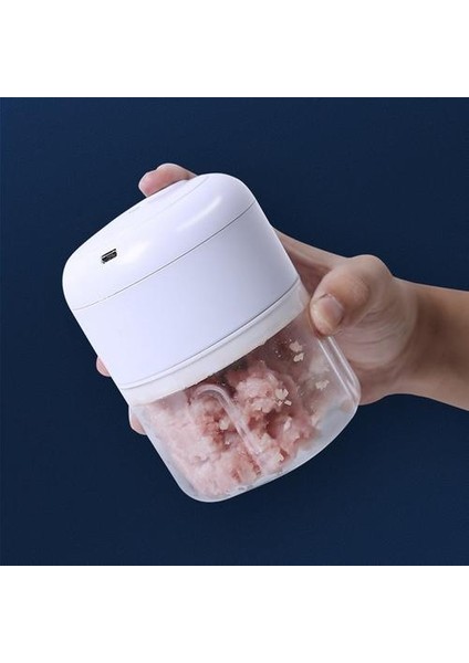 250 ml Sarımsak Masher Sebze Kesici Çocuk Gıda Takviyesi Makinesi Taşınabilir Et Değirmeni Sebze Kıyıcı | Sarımsak Presleri (Yurt Dışından)