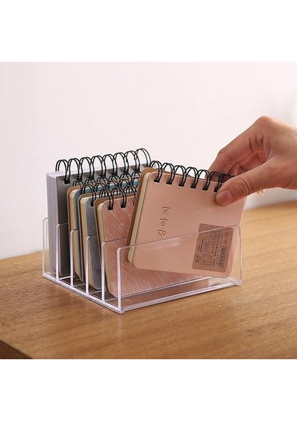 Katı 5 Izgara Dosya Depolama Raf Kitap Standı Masaüstü Nordic Plastik Dosya Kitap Tutucu Ofis Masası Saklama Kitabı Organizatör | Saklama Kutuları ve Amp;bidon (Yurt Dışından) fırsatları