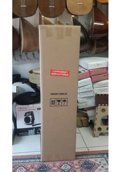 Jak Girişli Kaliteli Uzun Sap Maun Bağlama