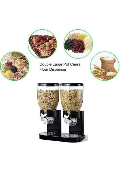 2l / Plastik Tahıl Dispenser Şişe Gıda Saklama Kapları Multions Depolama Kovaları Fındık Candy Granola Mutfak Depolama | Şişeler, Kavanozlar ve Amp;kutular (Yurt Dışından) fırsatları